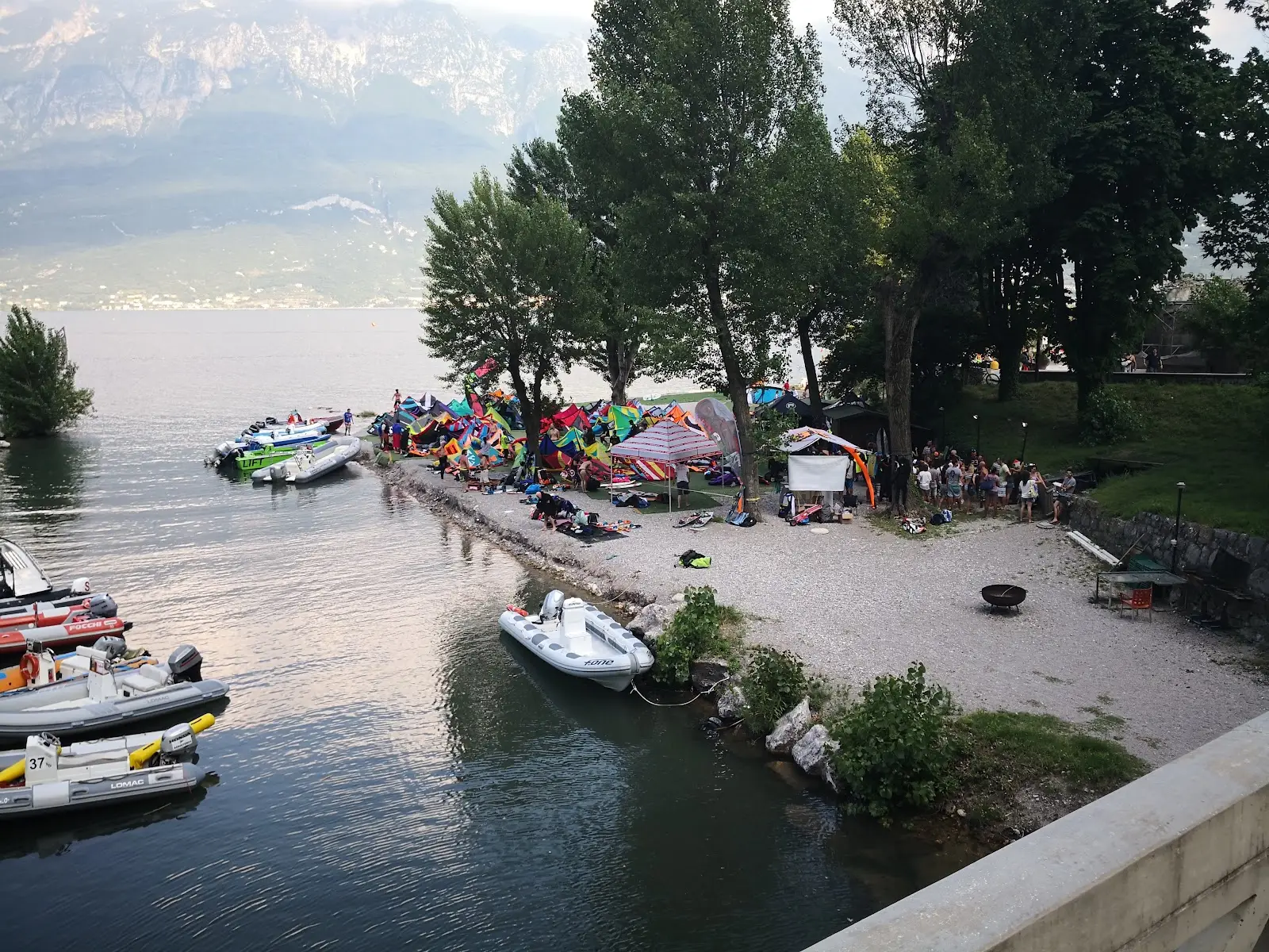 Meteo e vento sul Lago di Garda a Campione - condizioni ideali per sport acquatici